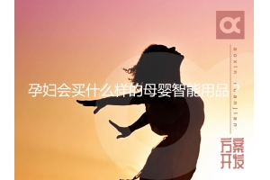 孕婦會買什么樣的母嬰智能用品？